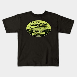 Green California Sardines Kids T-Shirt